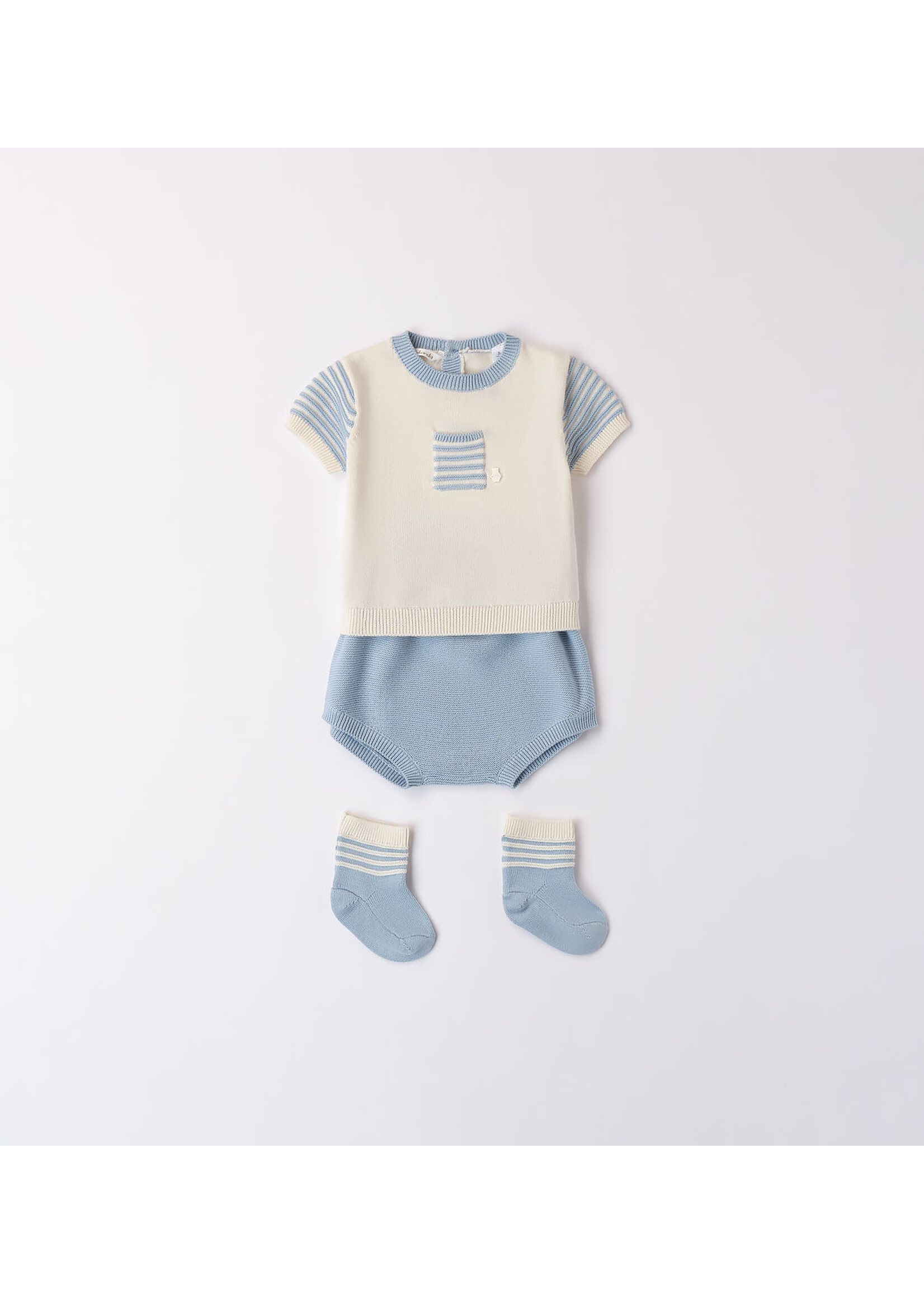 Ido 38620 SHORT SLEEVED SET BLUE