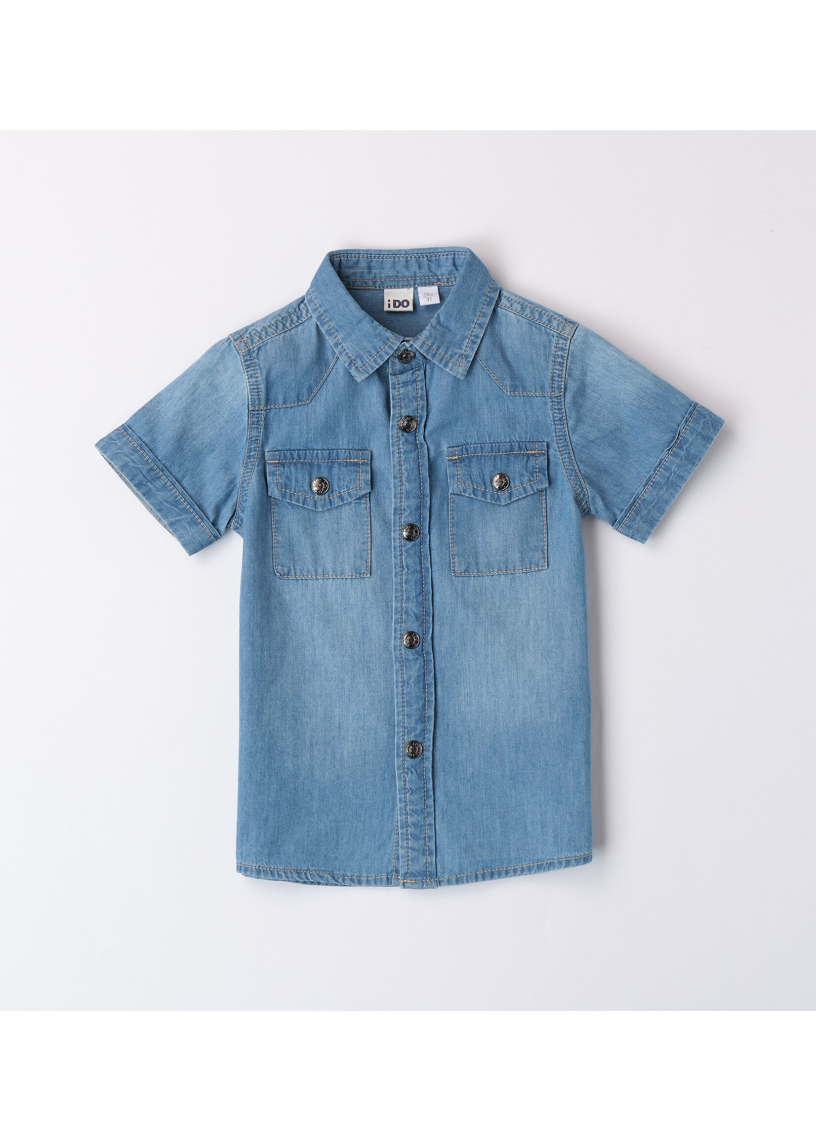 Ido 48238 SHORT SLEEVED SHIRT CLEAR WASHED