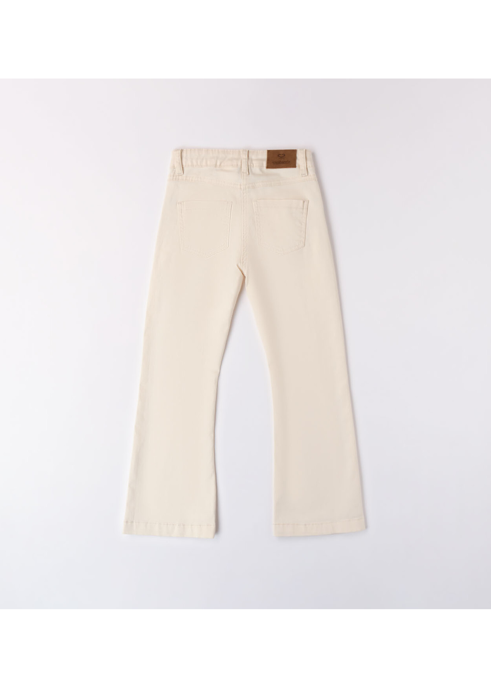 Ido 08435 LONG WOVEN TROUSERS CREAM