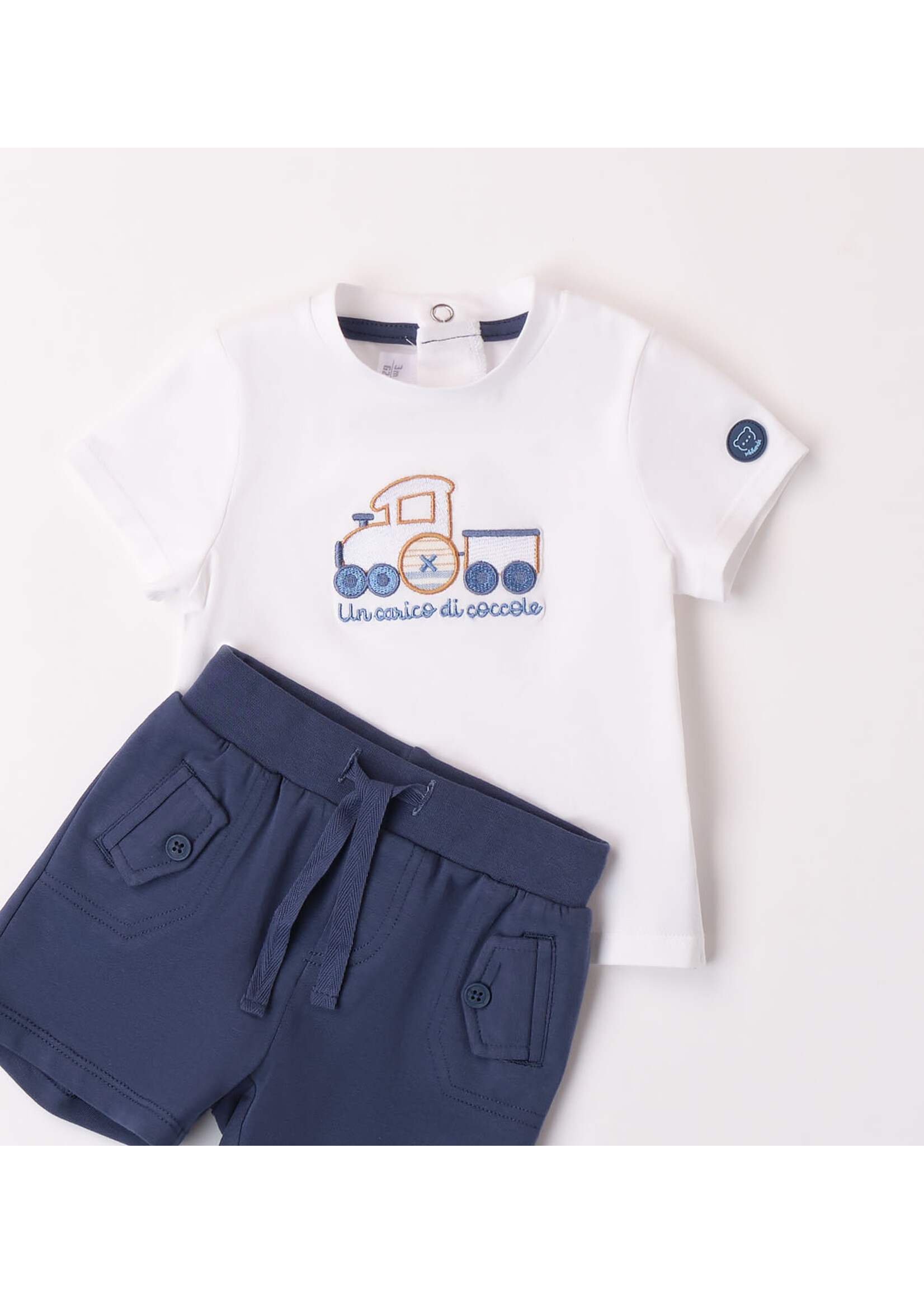 Ido 38676 SHORT SLEEVED SET OPTICAL WHITE