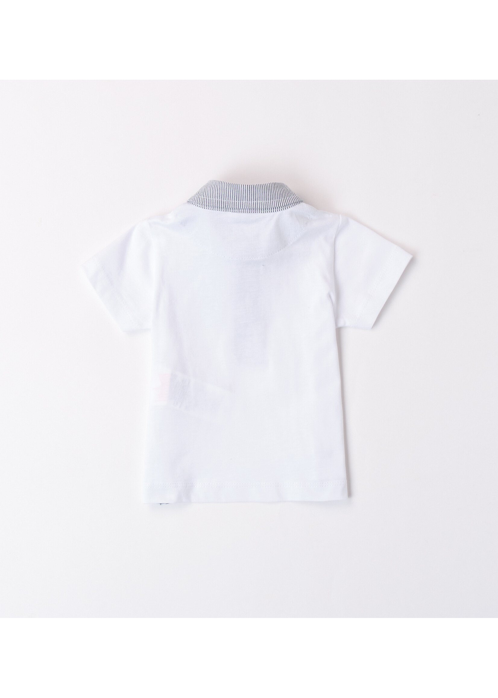 Ido 48611 SHORT SLEEVED POLO OPTICAL WHITE