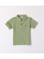 Ido 48675 SHORT SLEEVED POLO GREEN-GREEN