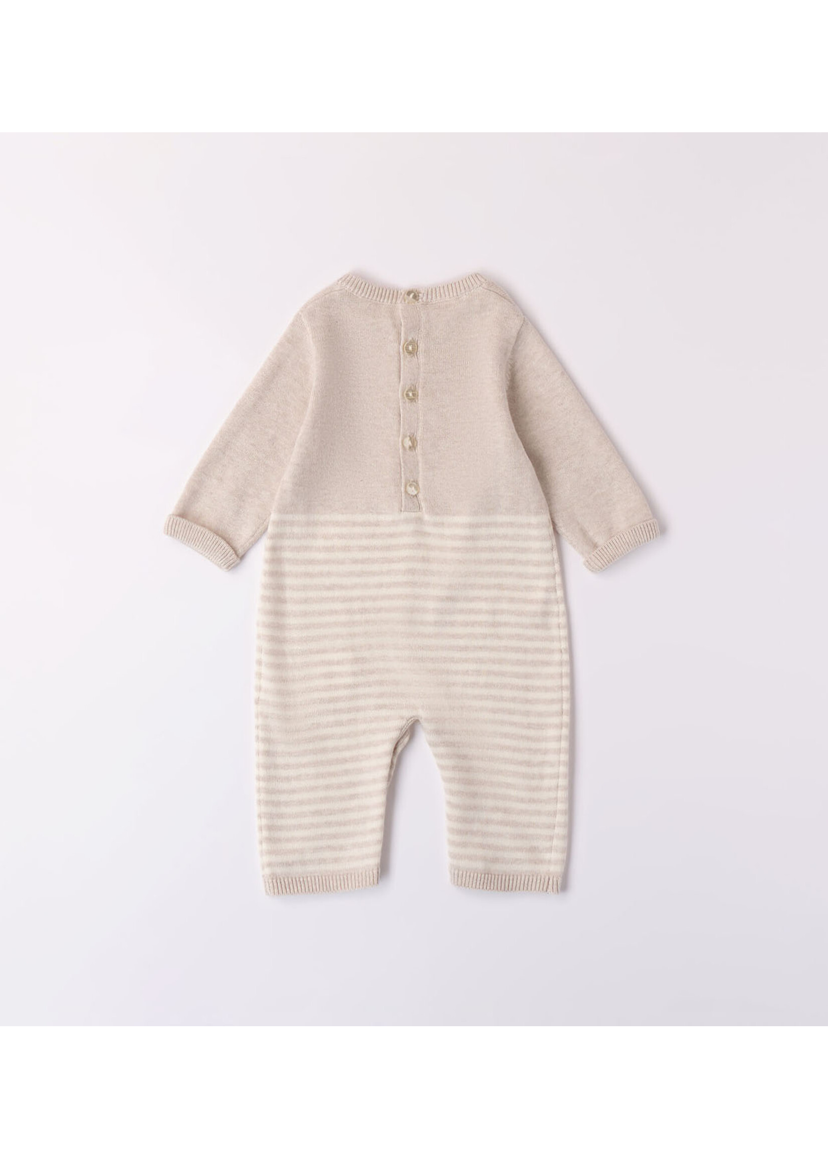 Ido 48175 ROMPERS WITHOUT FEET MELANGE BEIGE