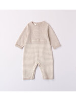 Ido 48175 ROMPERS WITHOUT FEET MELANGE BEIGE