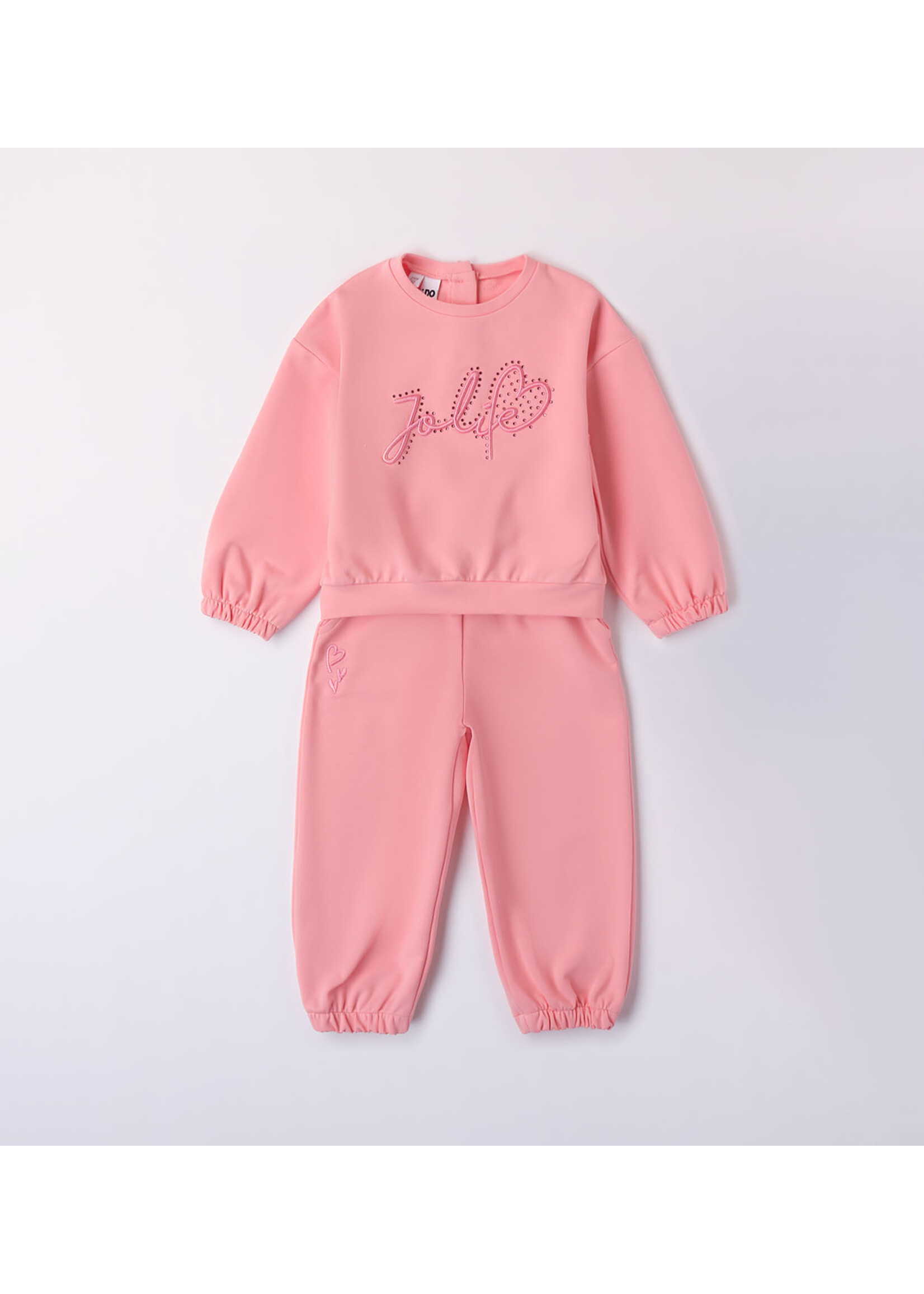 Ido 48272 TWO PIECES JOGGING SUIT PINK