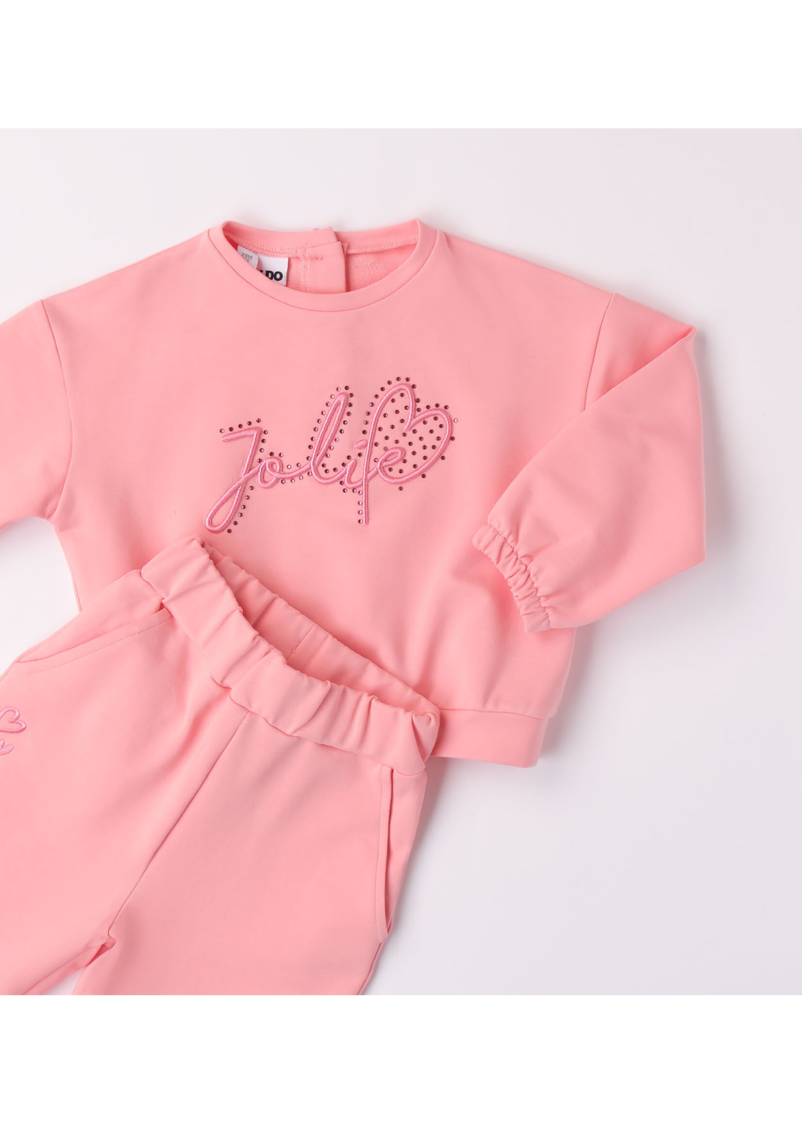 Ido 48272 TWO PIECES JOGGING SUIT PINK