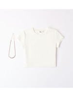 Ido 48504 T-SHIRT OFF WHITE