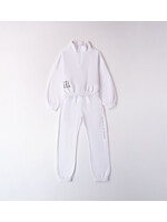 Ido 48571 TWO PIECES JOGGING SUIT OPTICAL WHITE