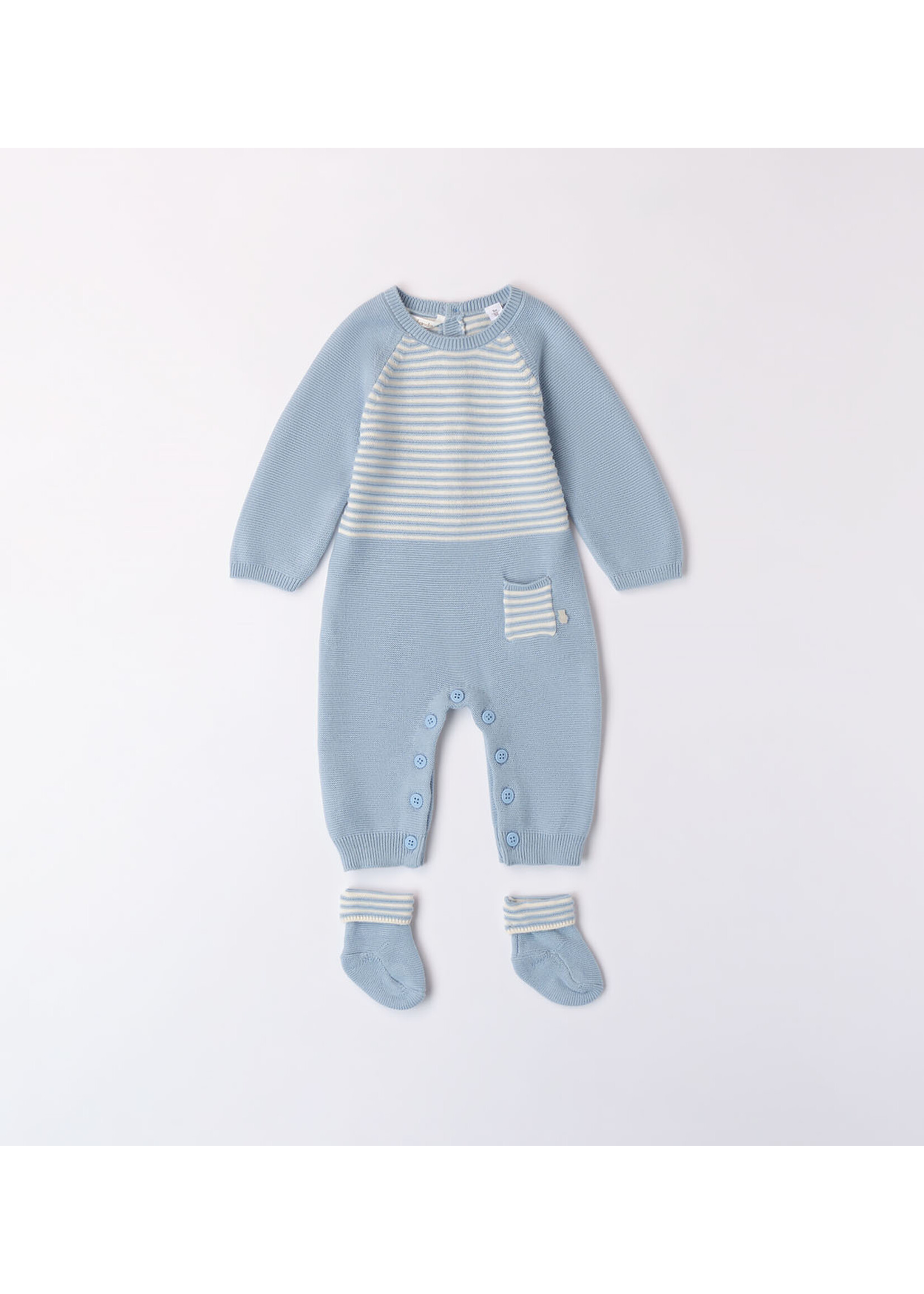 Ido 38628 ROMPERS WITHOUT FEET BLUE