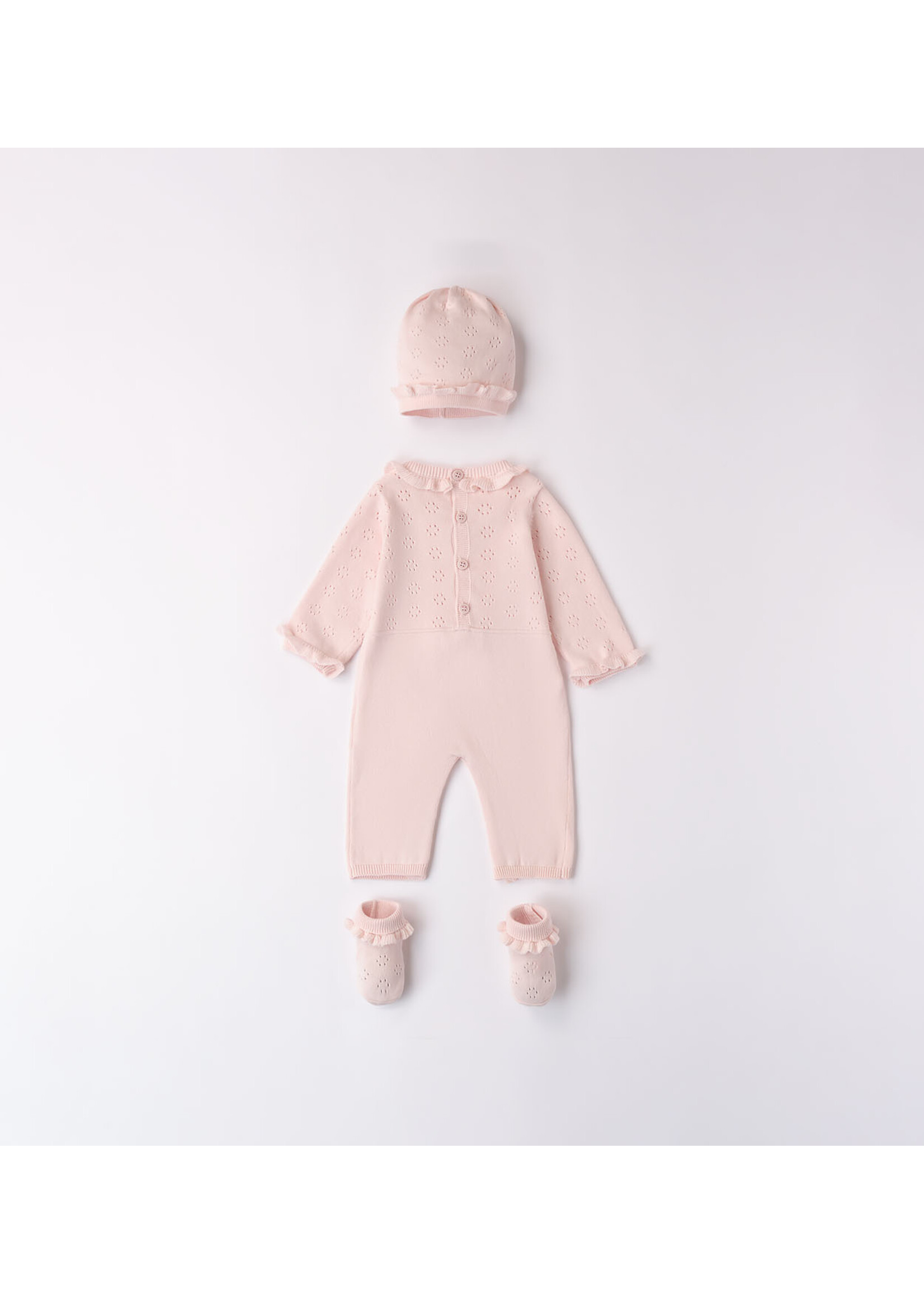 Ido 38720 ROMPERS WITHOUT FEET LIGHT PINK