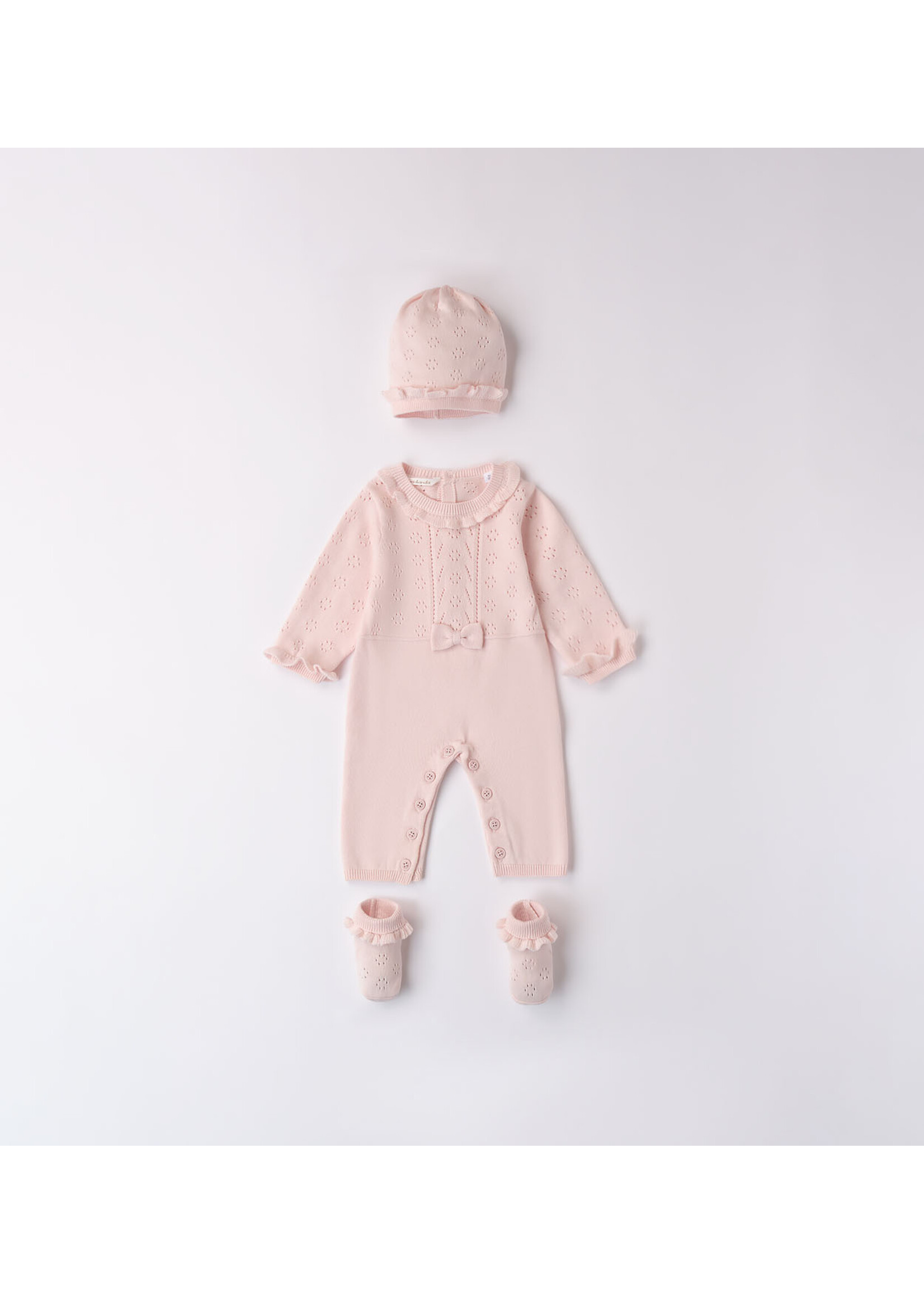 Ido 38720 ROMPERS WITHOUT FEET LIGHT PINK