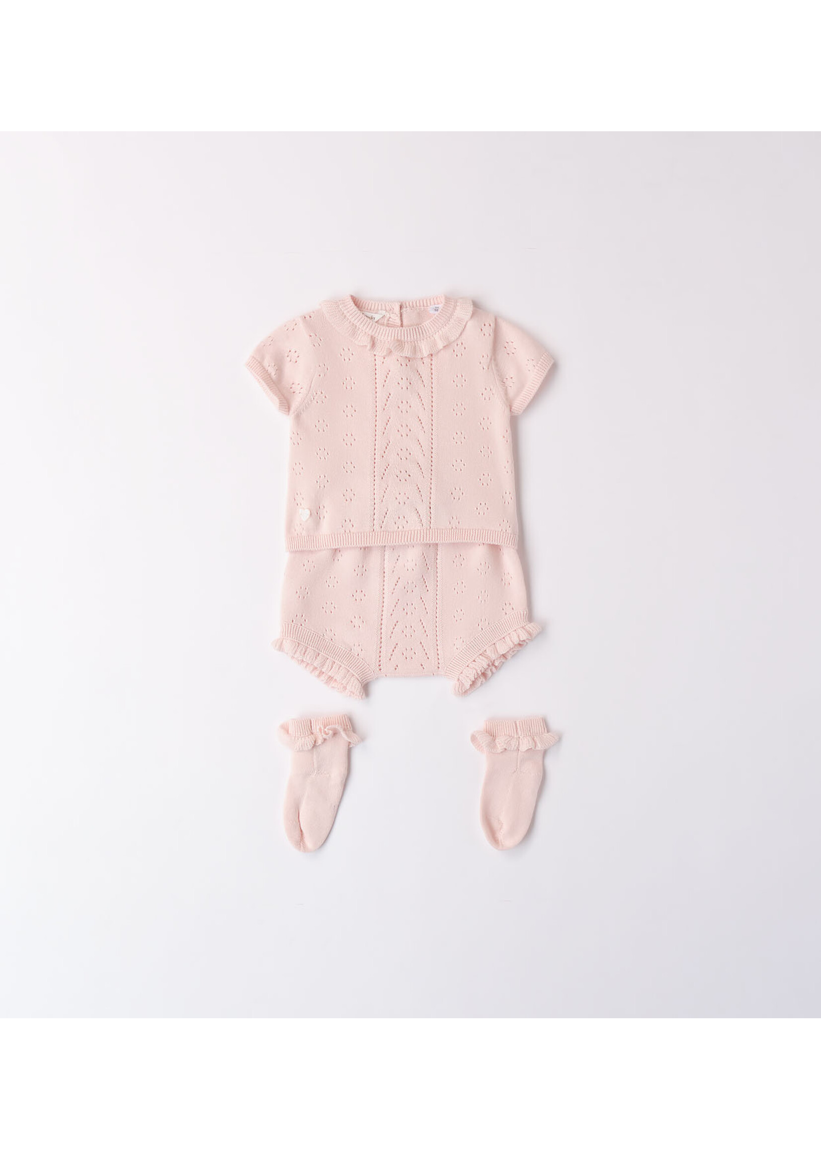 Ido 38785 SHORT SLEEVED SET LIGHT PINK