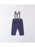 Ido 38672 LONG WOVEN TROUSERS BLUE