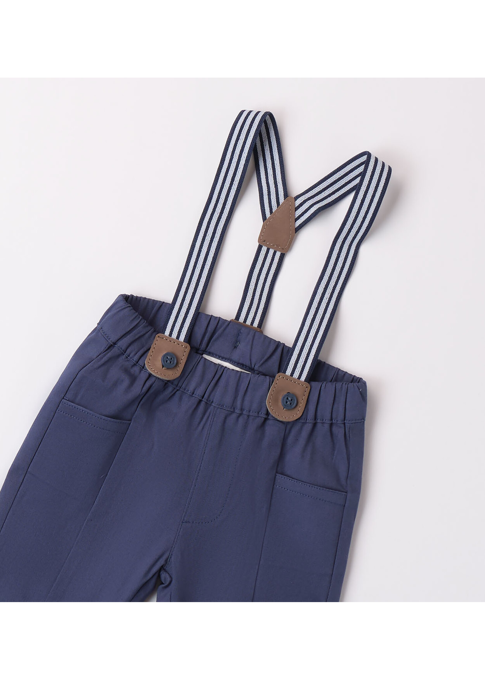 Ido 38672 LONG WOVEN TROUSERS BLUE