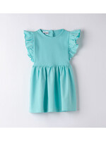 Ido 48755 KNITTED DRESS WITH SLEEVES MINT GREEN