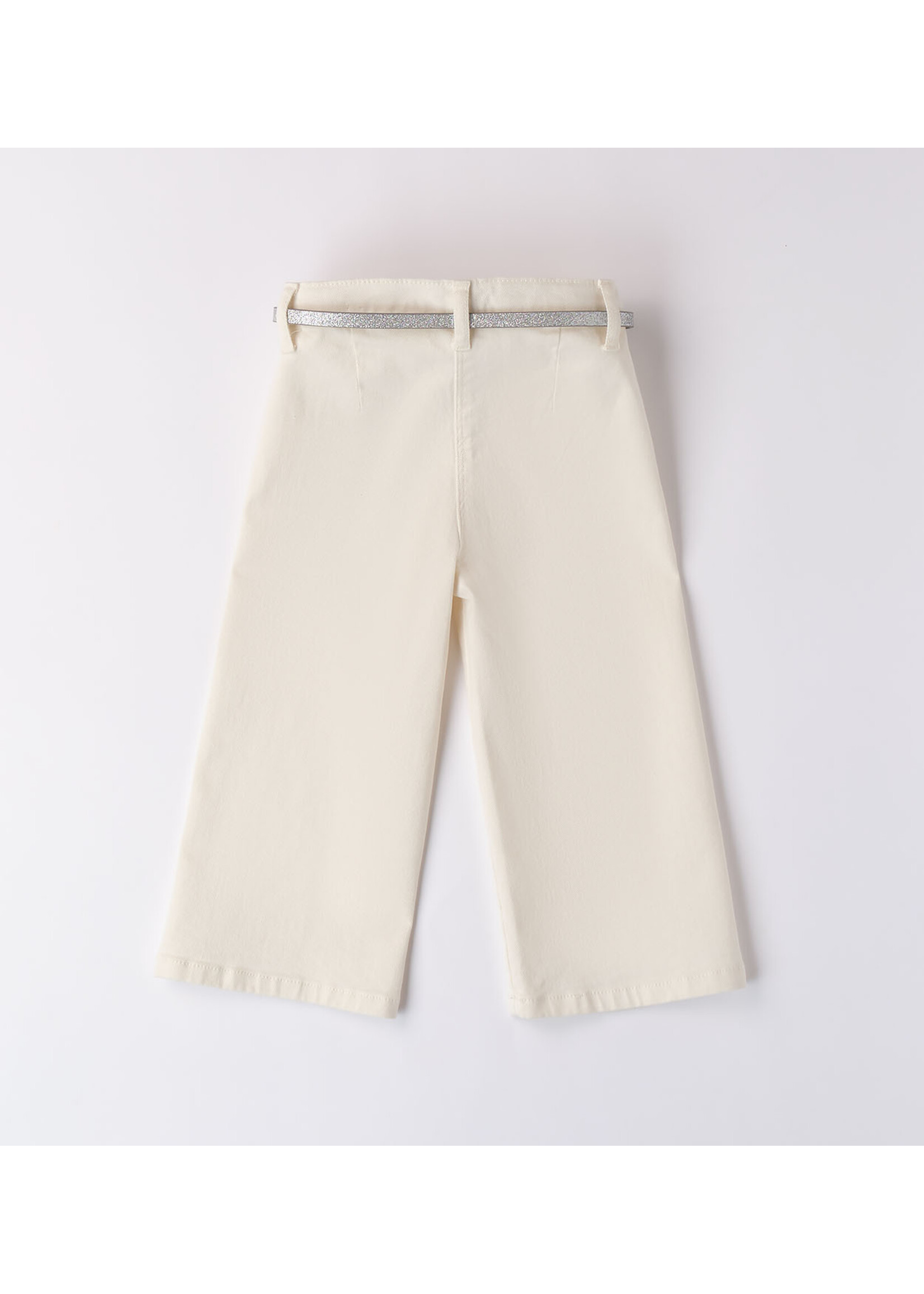 Ido 48353 LONG WOVEN TROUSERS OFF WHITE