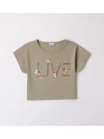 Ido 48512 T-SHIRT ARMY GREEN