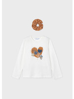 Mayoral Mini Girl            4069 L/s t-shirt                   L/s t-shirt               Natural-ca