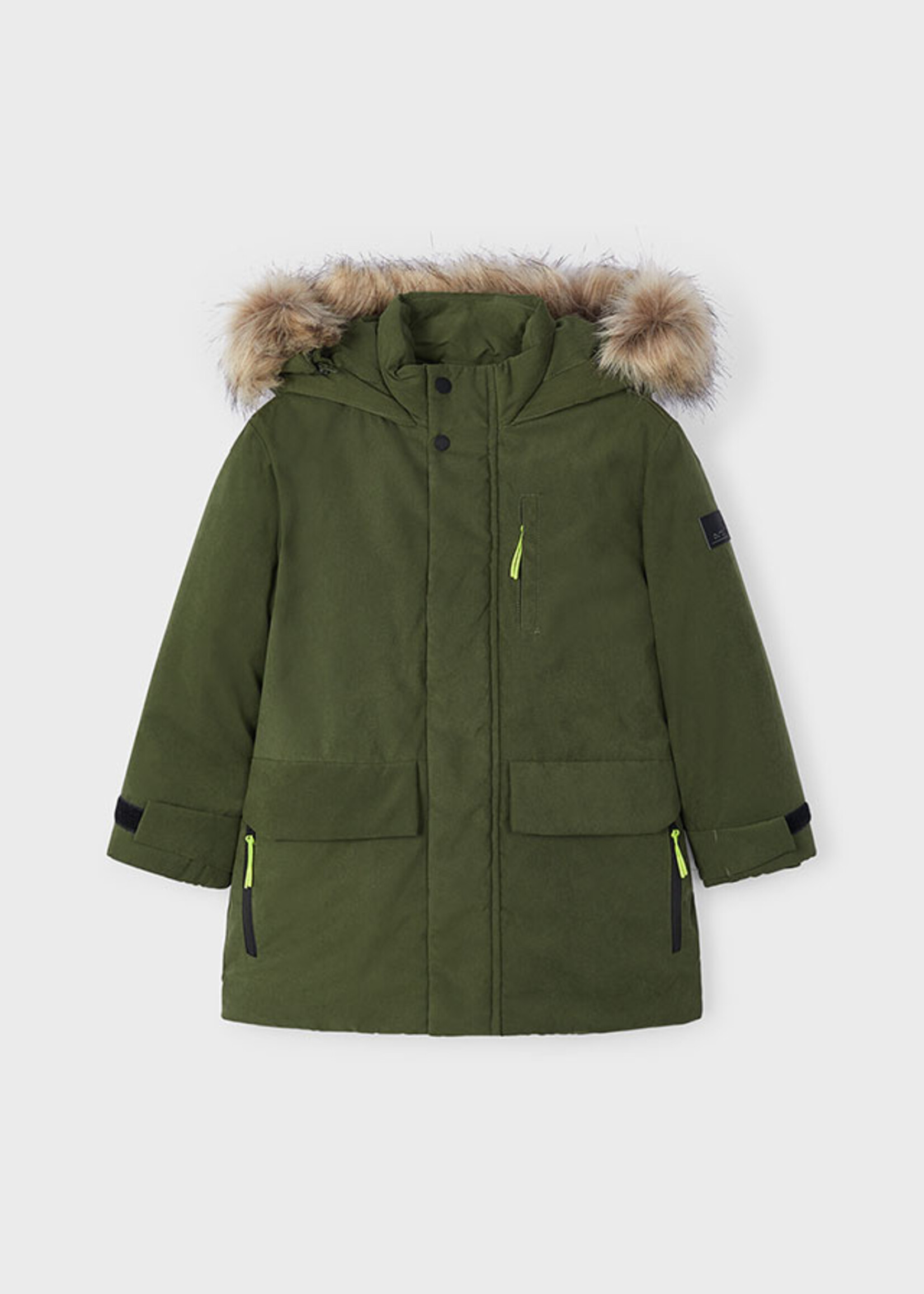 Mayoral Mini Boy             4468 Parka coat                    Short coat                Moss