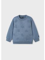 Mayoral Mini Boy             4454 Embossed pullover             Pullover                  Cloud