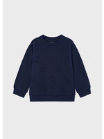 Mayoral Mini Boy             4454 Embossed pullover             Pullover                  Navy