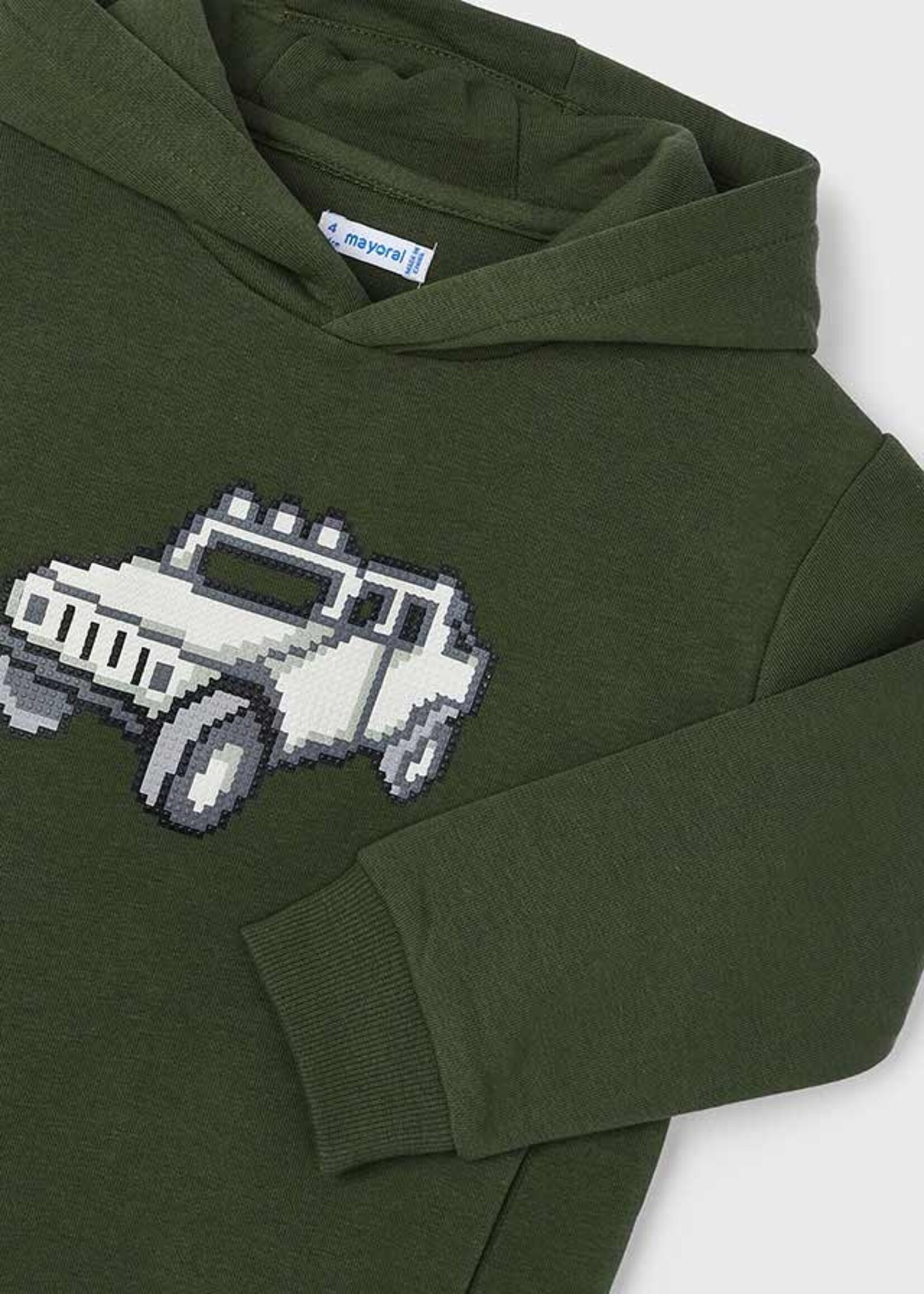 Mayoral Mini Boy             4451 Printed pullover              Pullover                  Moss