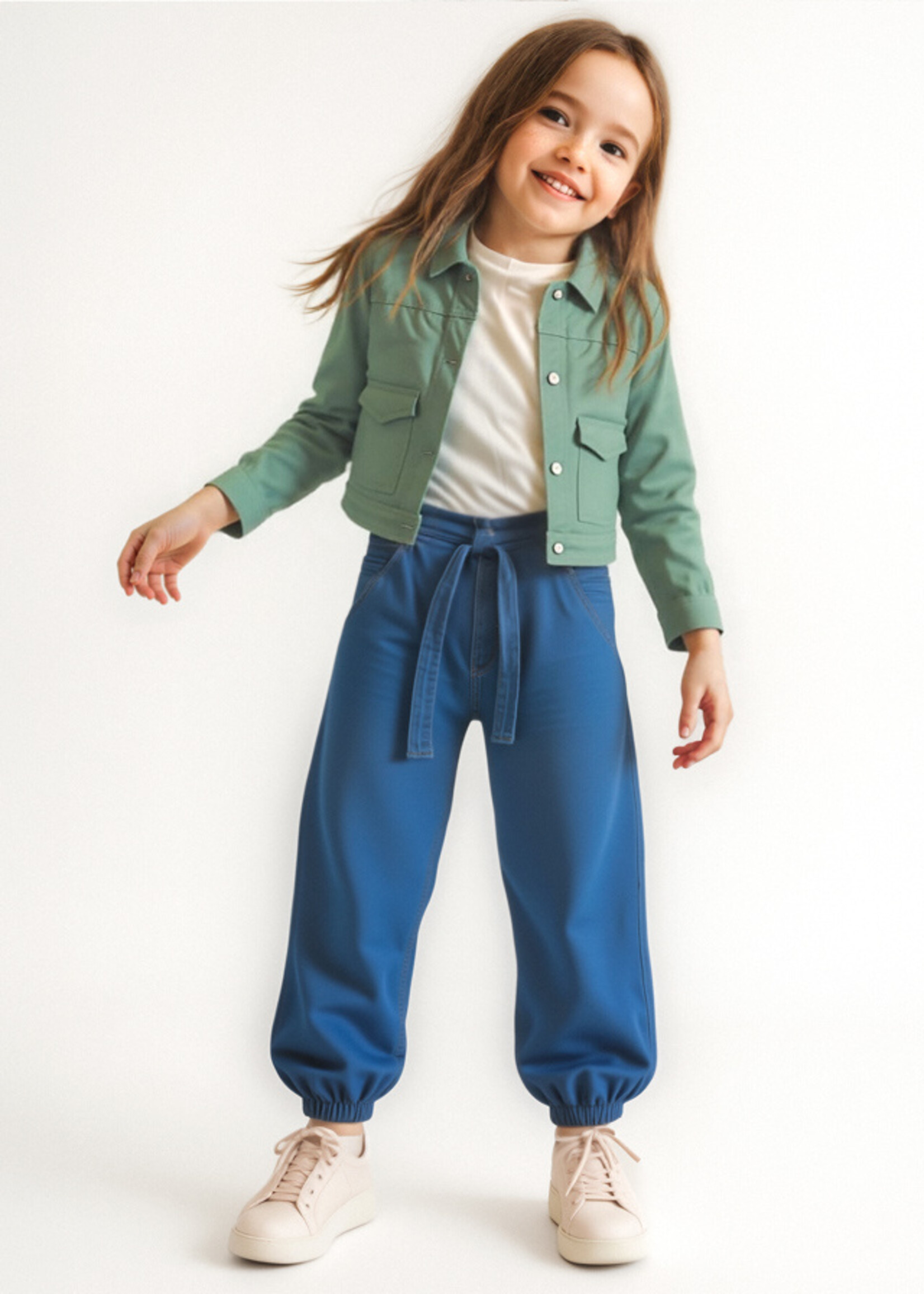 Mayoral Mini Girl            3556 Flowy long pants              Medium