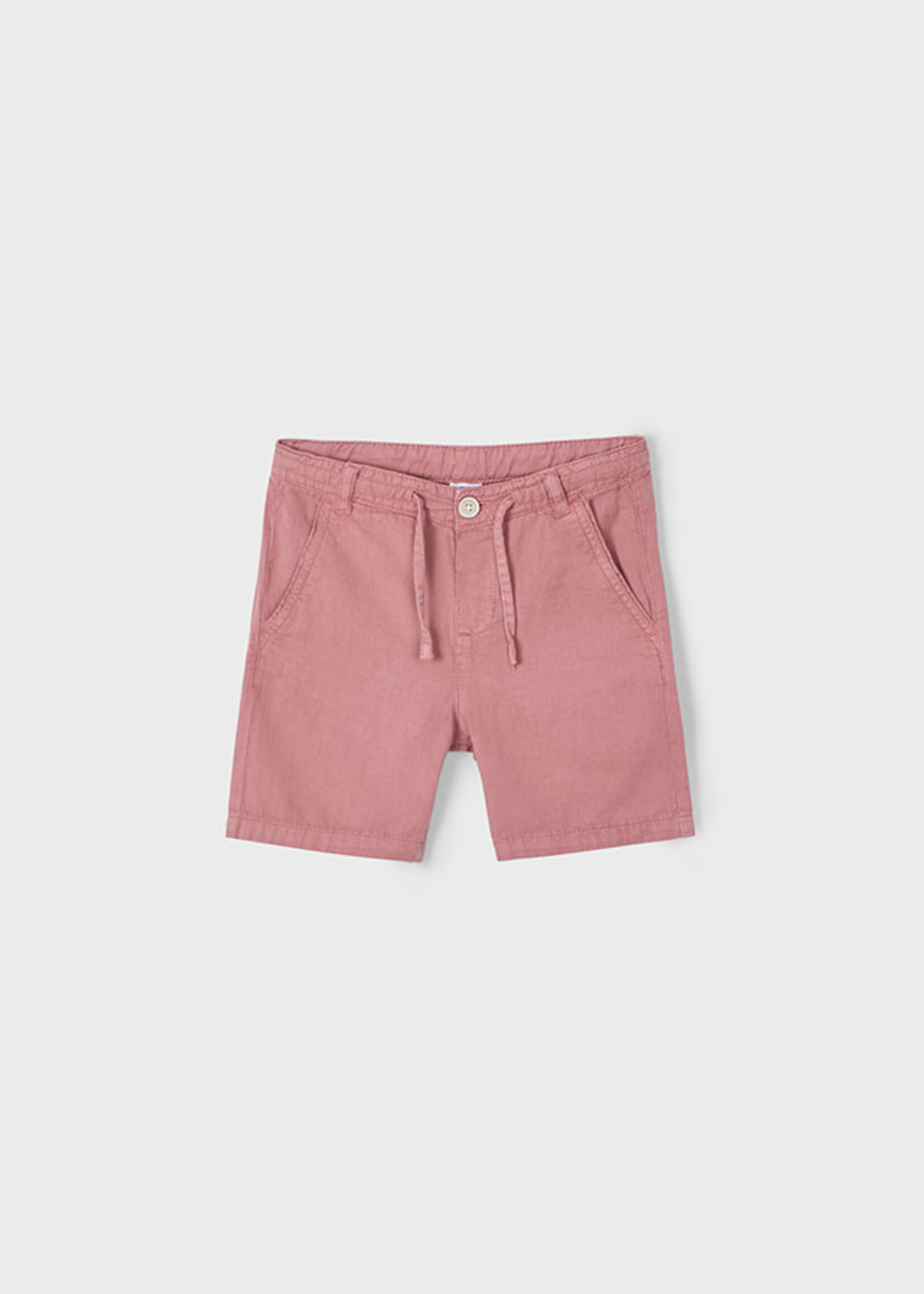 Mayoral Mini Boy             3226 Linen bermuda shorts          Guava