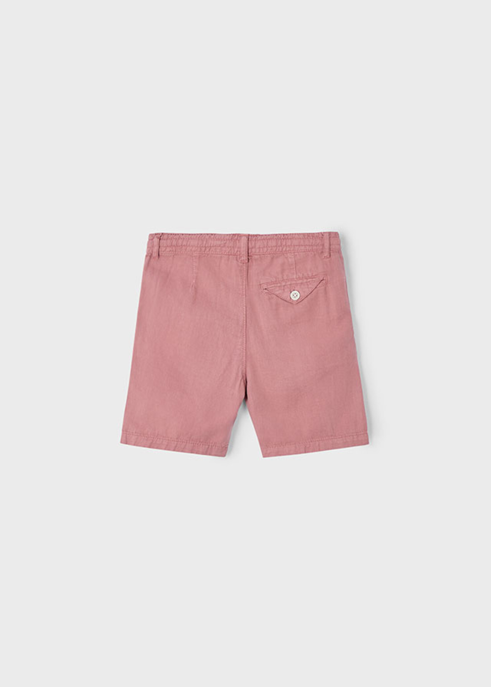 Mayoral Mini Boy             3226 Linen bermuda shorts          Guava