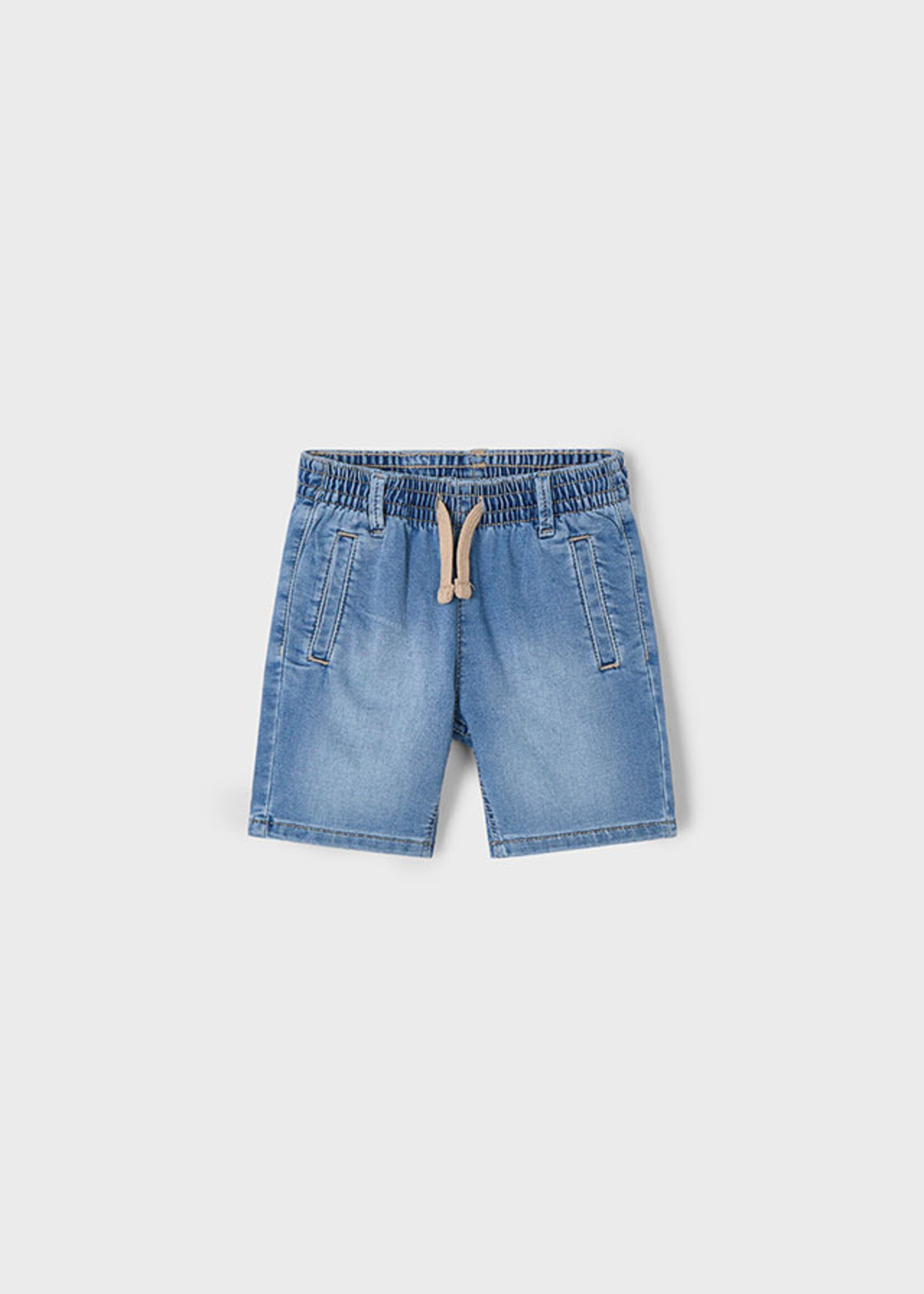 Mayoral Mini Boy             3222 Bermuda soft denim jogger     Medium