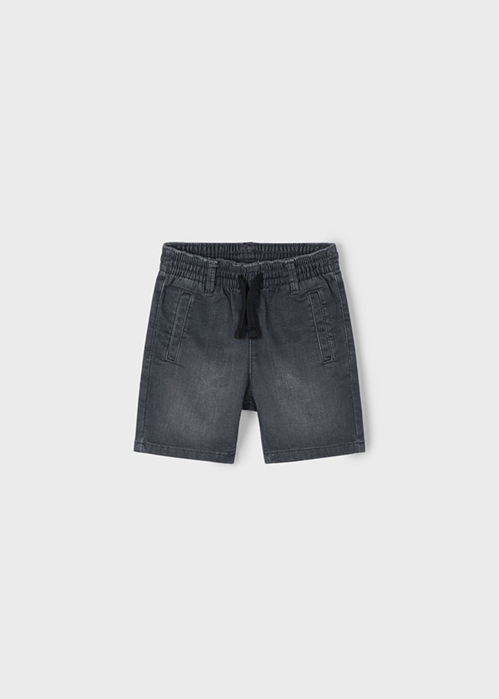 Mayoral Mini Boy             3222 Bermuda soft denim jogger     Medium Gra