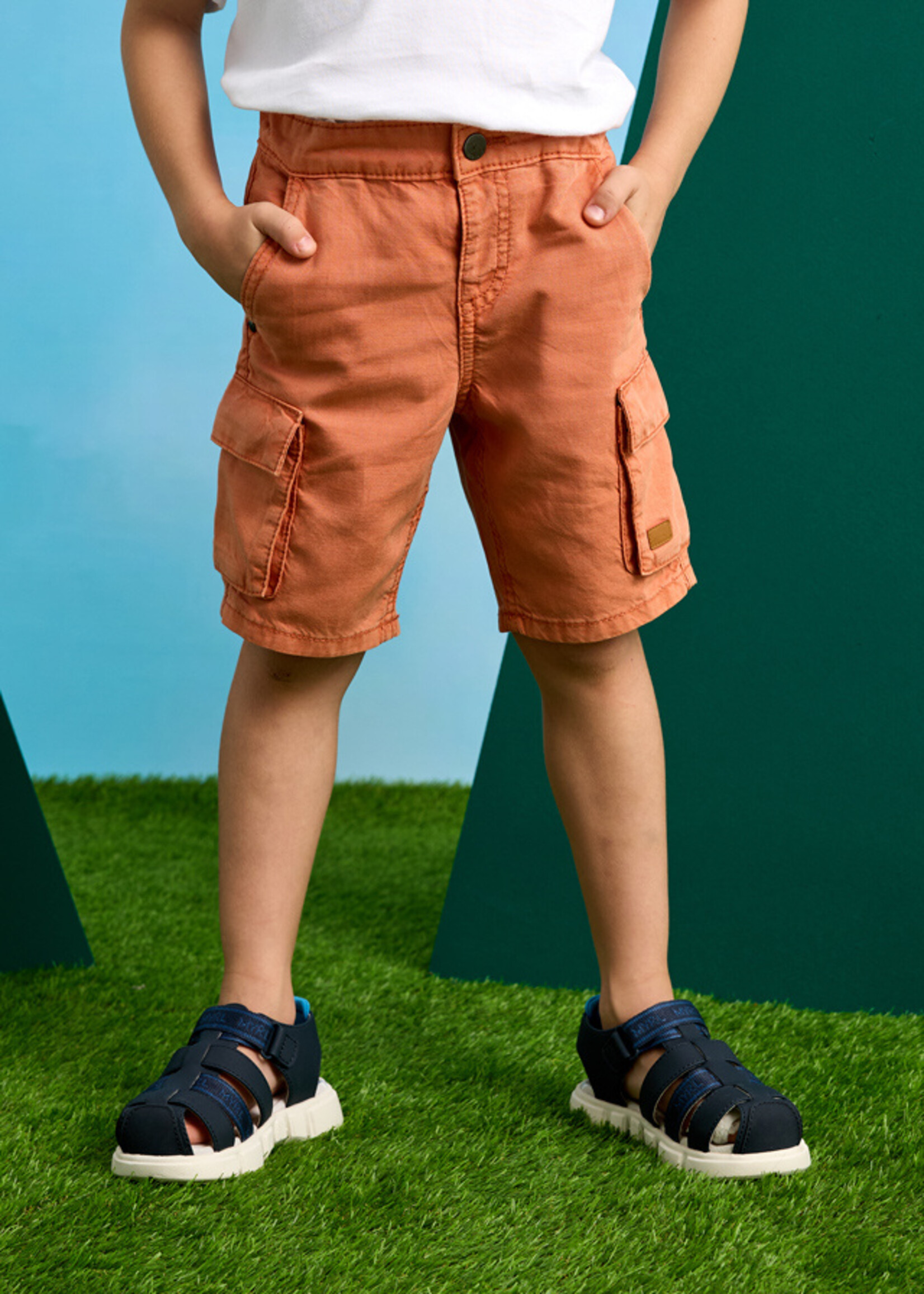 Mayoral Mini Boy             3220 Bermuda                       Brick red