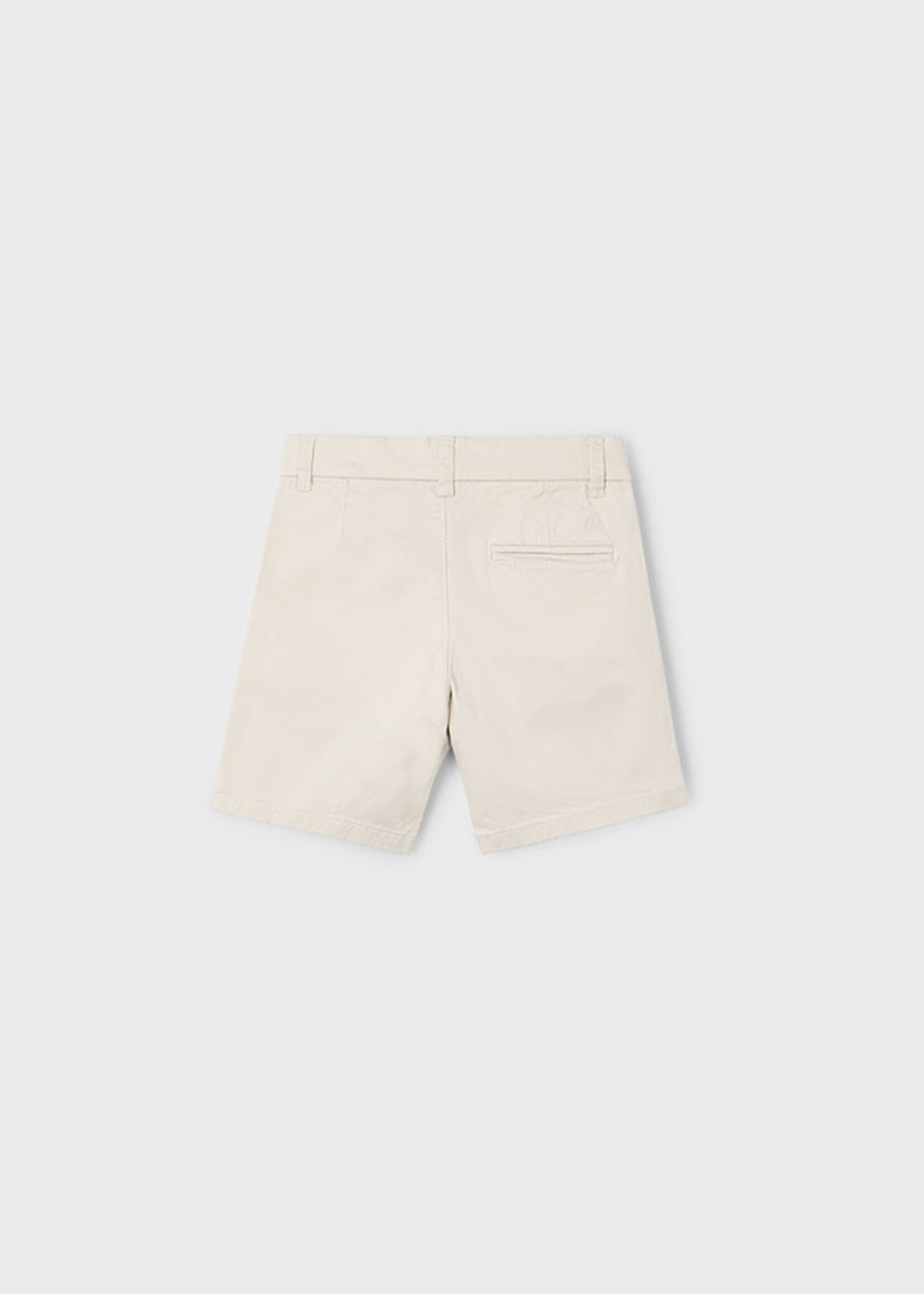 Mayoral Mini Boy             202 Basic twill chino shorts      Bone