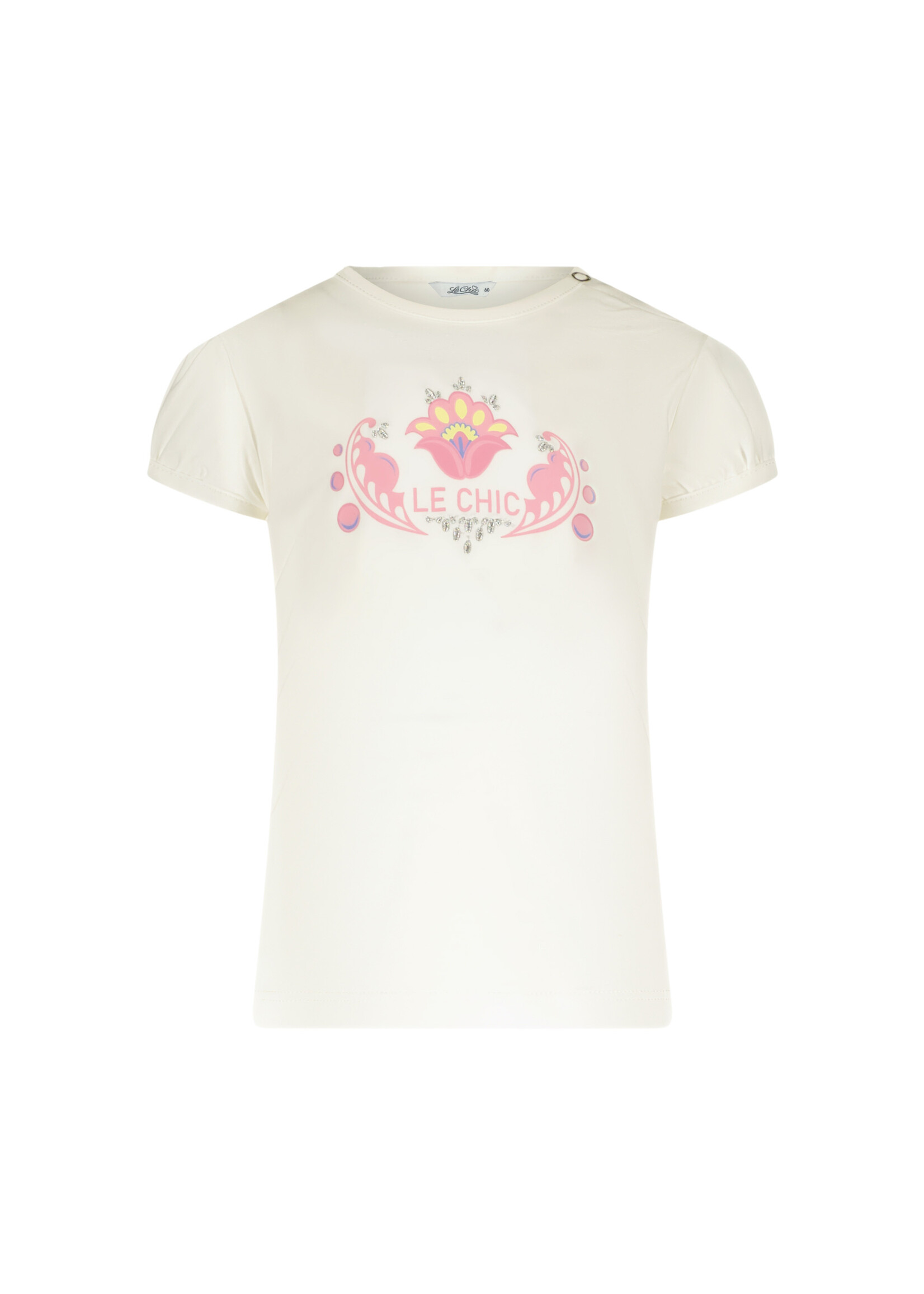 Le Chic Girls Baby C502-7404 NOKI fancy shield T-shirt Pink-a-Licious