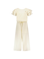 Le Chic Girls Kids C502-5641 DAISY summer crochet jumpsuit Dreamy Creamy