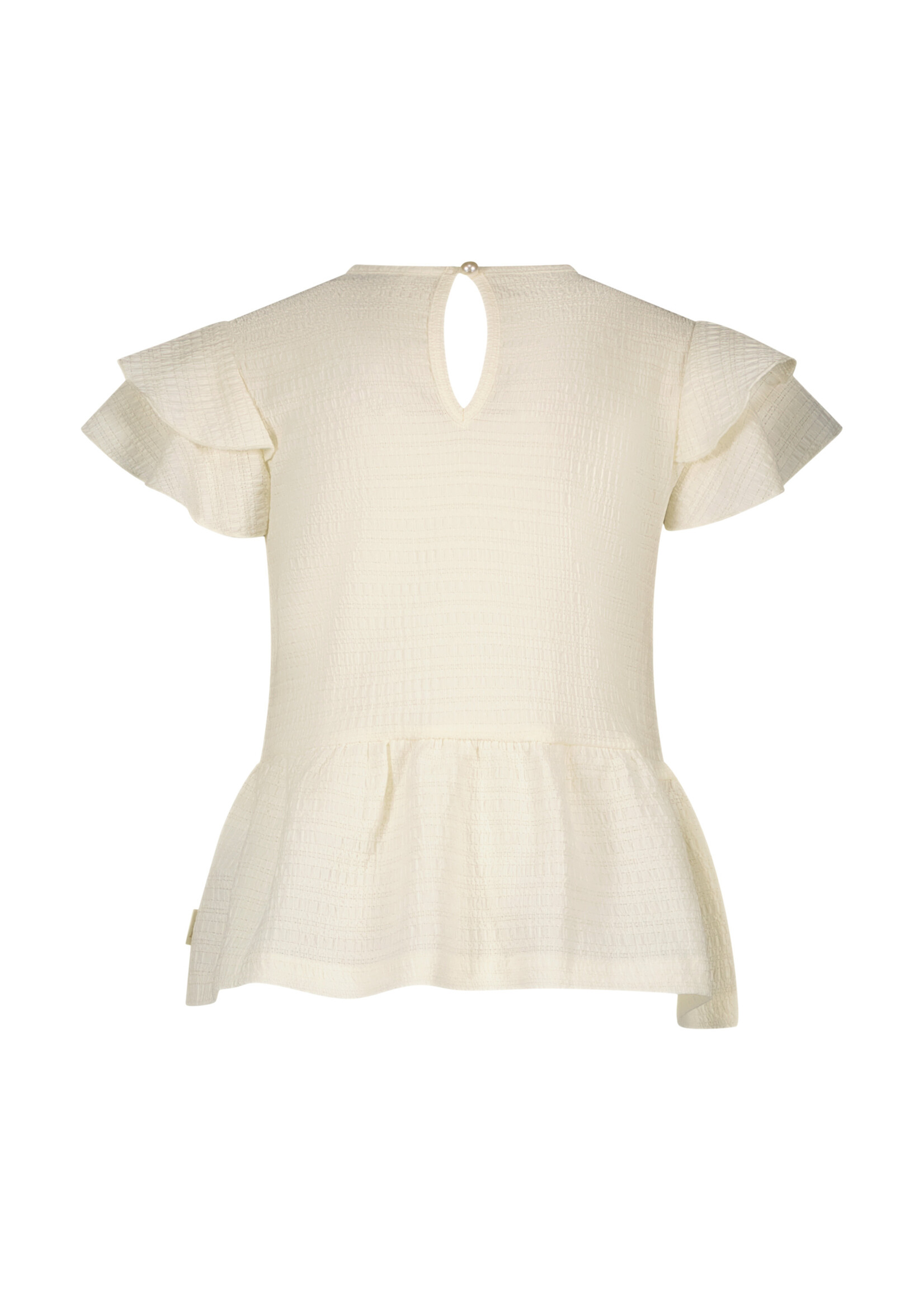 Le Chic Girls Kids C502-5401 NELINE summer crochet peplum Dreamy Creamy