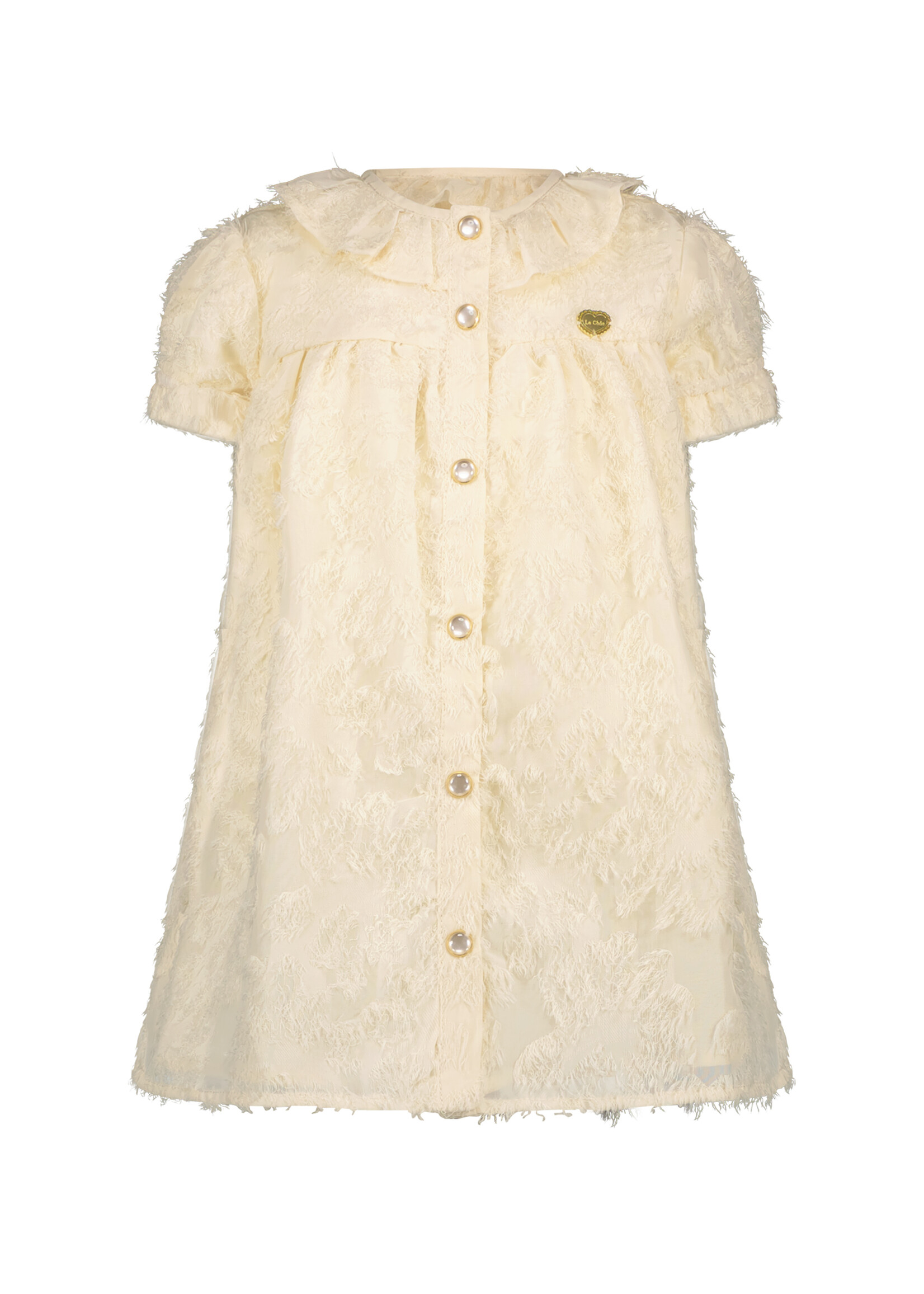 Le Chic Girls Baby C411-7813 SILLY Sharon's dress Pearled Ivory