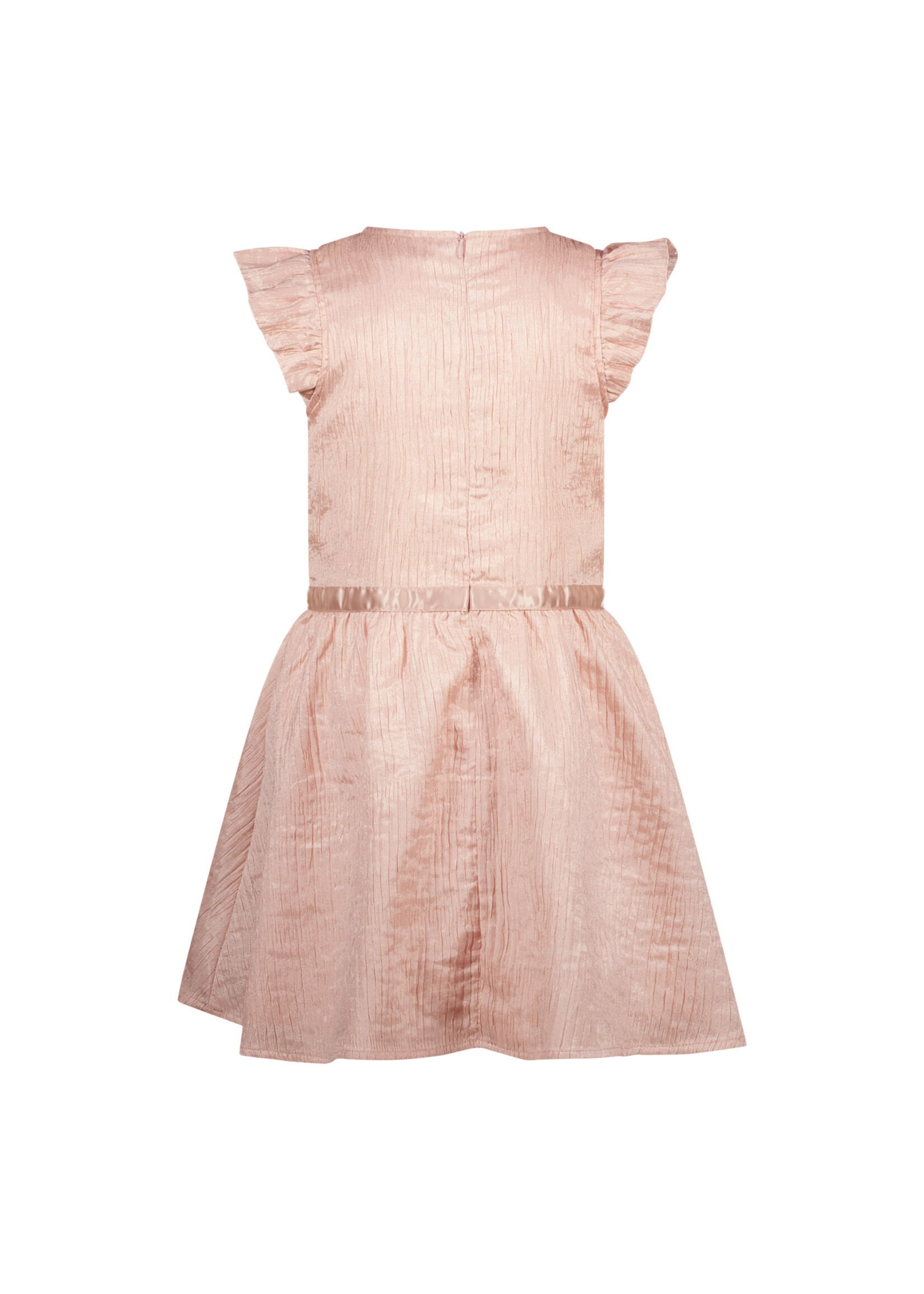 Le Chic Girls Kids C411-5802 SYMIRA crushed satin dress Pinky Promise