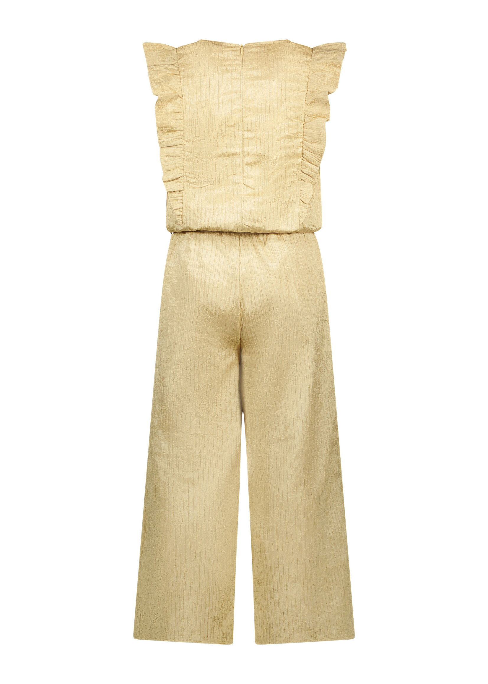 Le Chic Girls Kids C411-5632 KYROLA crushed satin jumpsuit Gold Rush