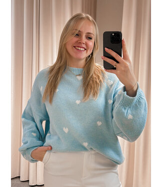 SWEETHEART KNIT - BLAUW