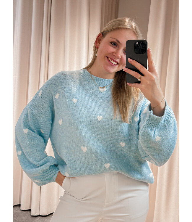 SWEETHEART KNIT - BLAUW