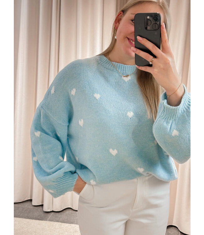 SWEETHEART KNIT - BLAUW