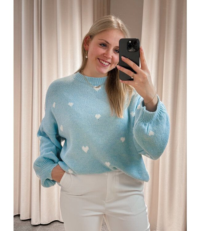 SWEETHEART KNIT - BLAUW