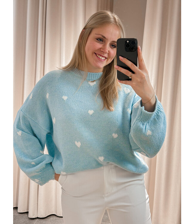 SWEETHEART KNIT - BLAUW