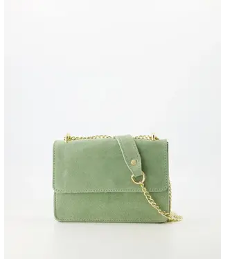 JUUL SUEDE TAS - MINT/GROEN