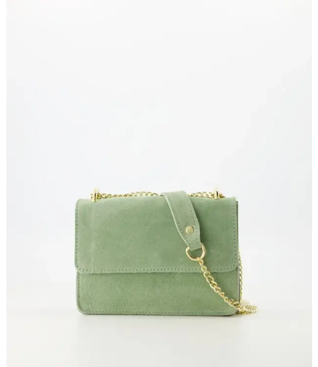 JUUL SUEDE TAS - MINT/GROEN