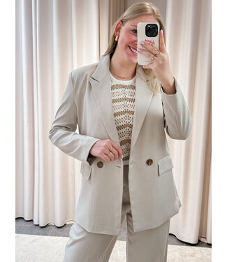 LOUISE BLAZER  - TAUPE