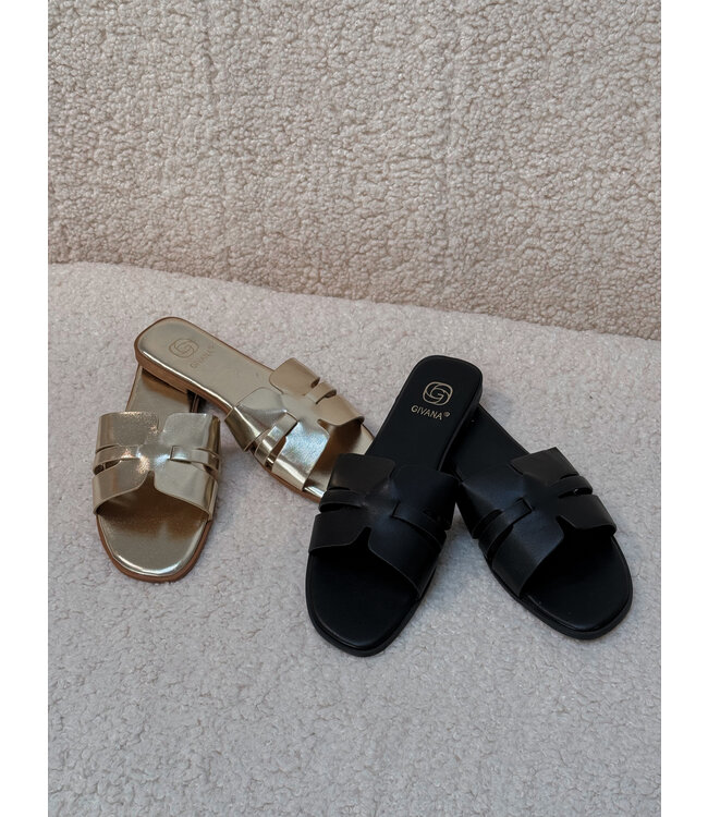 PIPPA SLIPPERS - GOLD