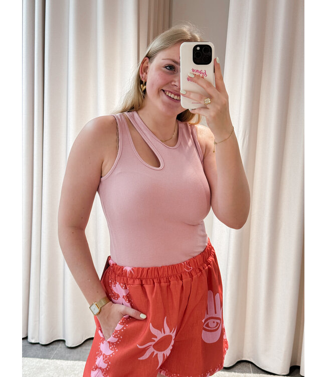 IBIZA SHORT - ORANGE/PINK