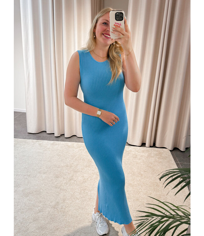 ELIZA DRESS - BLUE